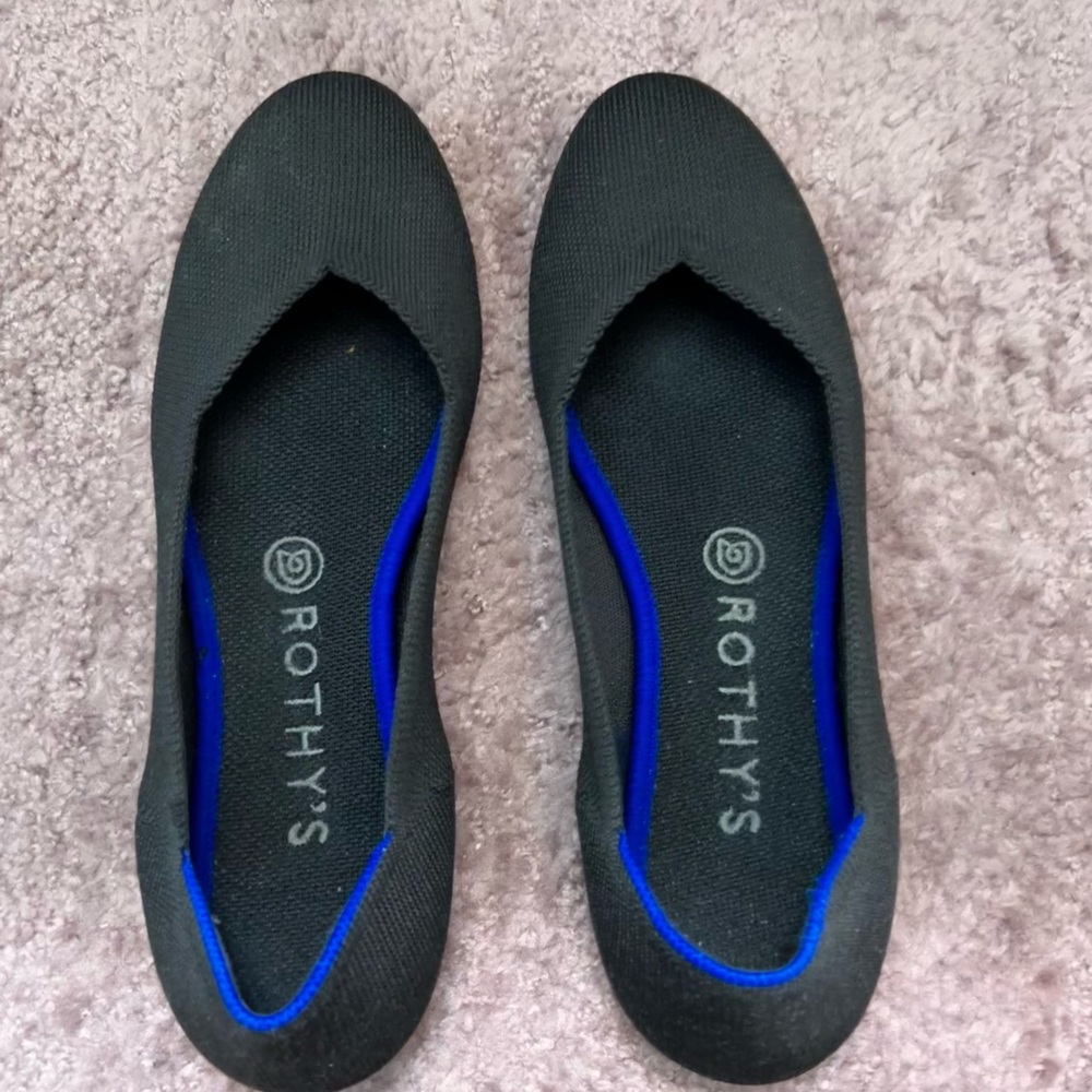 Rothy’s The Flat - Round Toe in Solid Black